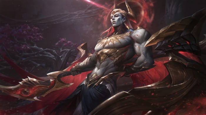 Zaahen from League of Legends 4K Splash Art