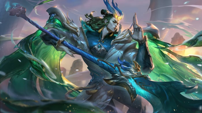 Zaahen from Immortal Journey League of Legends Splash Art 4K