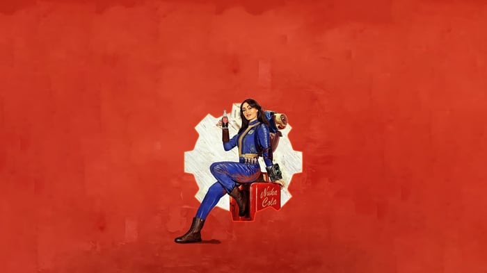 Fallout Vault Girl with Nuka-Cola 4K