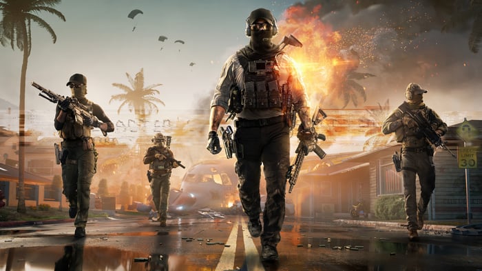 Battlefield 4K soldiers in combat
