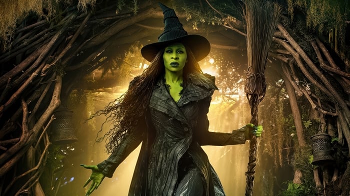 Cynthia Erivo as Elphaba in Wicked 4K