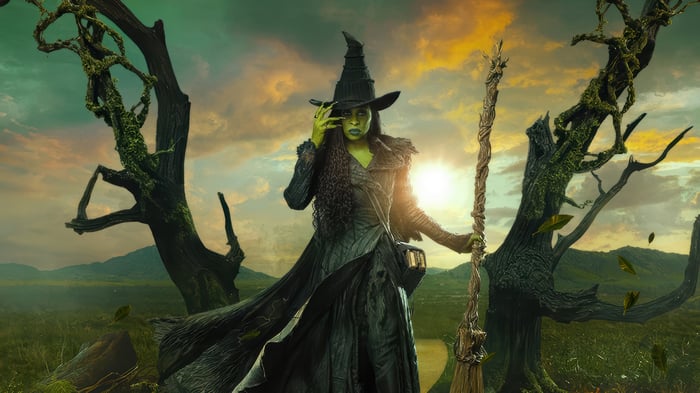 Elphaba from Wicked in 4K