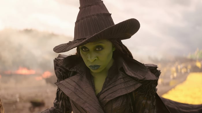 Elphaba from Wicked: For Good in 4K