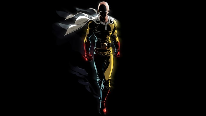 Saitama from One Punch Man in 4K