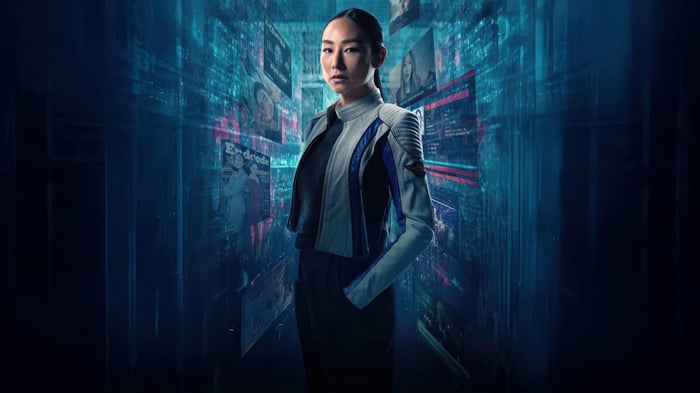 Greta Lee in Tron: Ares 4K