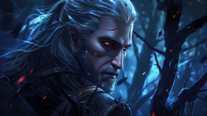 Geralt of Rivia from The Witcher 4K