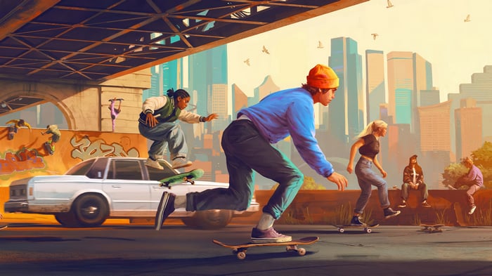 Skate. 4K