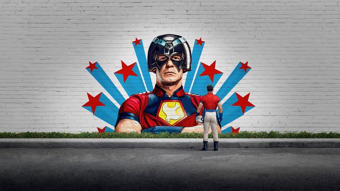 Peacemaker Mural with John Cena 4K