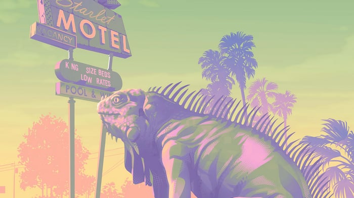 Grand Theft Auto 6 Starlet Motel Iguana 4K