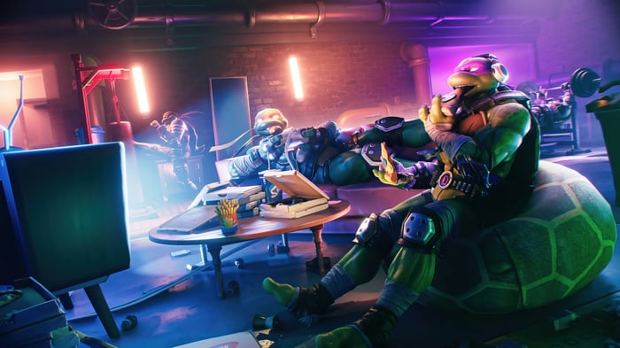 Teenage Mutant Ninja Turtles in Fortnite 4K
