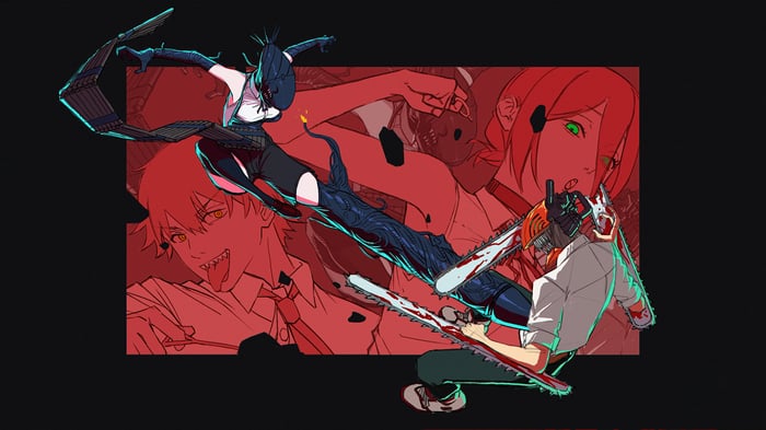 Chainsaw Man: Denji, Reze, and Bomb Girl
