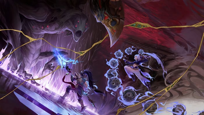 Yunara and Xin Zhao in a battle