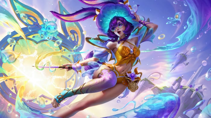 Aurora from League of Legends Splash Art 4K