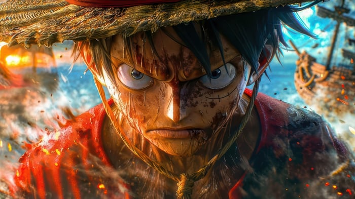 Monkey D. Luffy in One Piece 4K