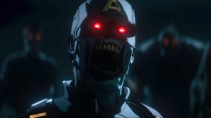 Zombie Captain America and Marvel Zombies 4K