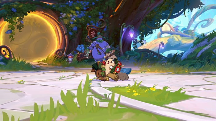 Teemo and friends in a magical forest