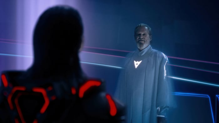 Jeff Bridges in Tron: Ares 4K