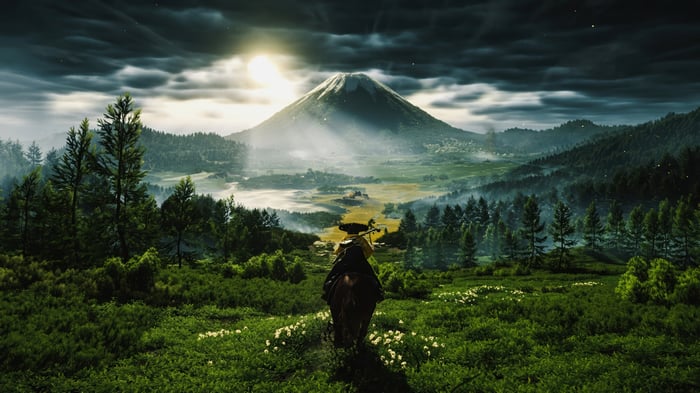 Ghost of Yotei 4K Video Game Scenery
