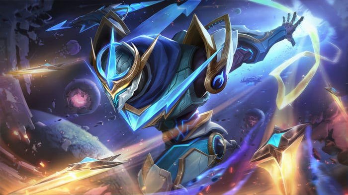 Gusion from Mobile Legends in Space