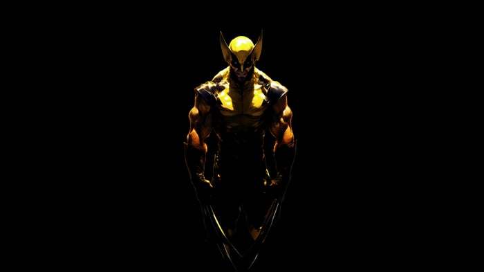 Wolverine in Yellow Suit 4K