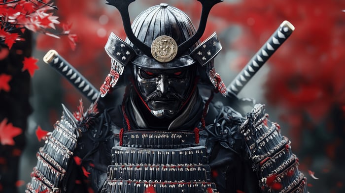 Fantasy Samurai Warrior in Armor 4K