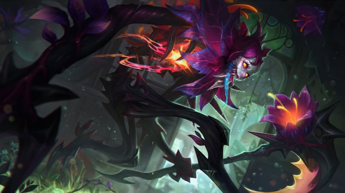 Flora Fatalis Fiddlesticks from League of Legends 4K