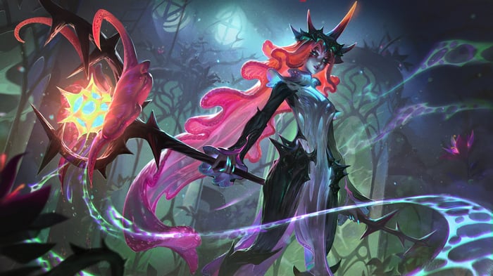 Soraka Flora Fatalis Splash Art 4K