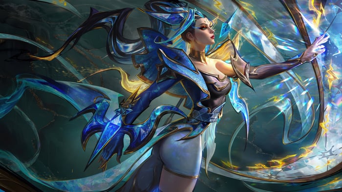 Vayne Calligraphia Splash Art 4K