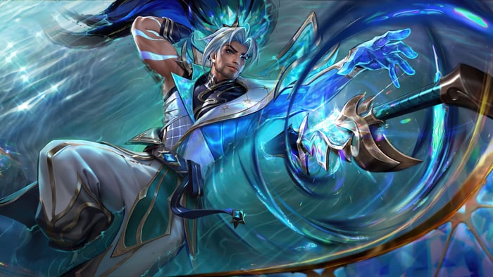 Yasuo in League of Legends Wild Rift 4K Splash Art