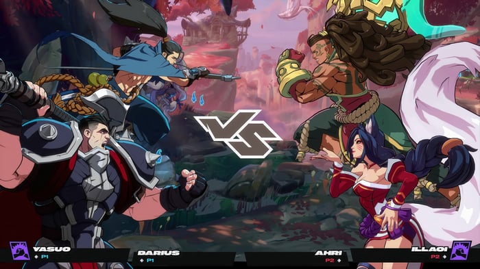 2XKO: Yasuo, Darius, Ahri, and Illaoi