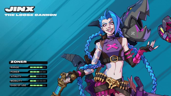 Jinx The Loose Cannon from League of Legends 4K