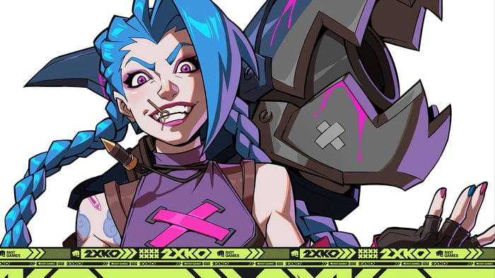Jinx from League of Legends in 4K