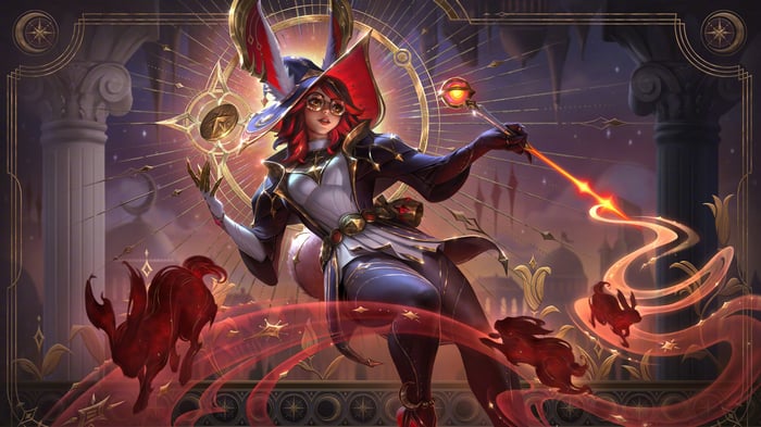 Aurora from League of Legends Arcana Splash Art 4K