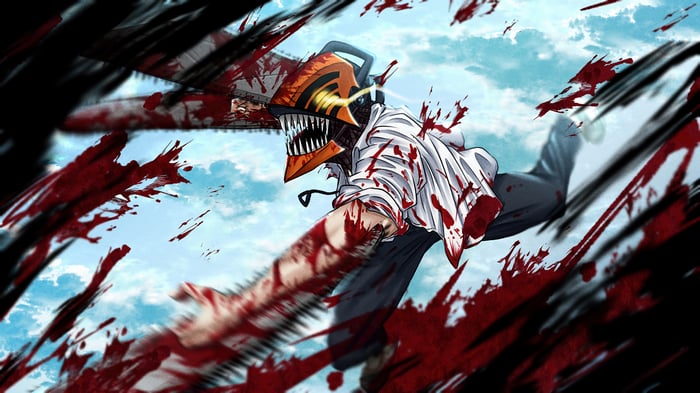 Denji from Chainsaw Man in 4K