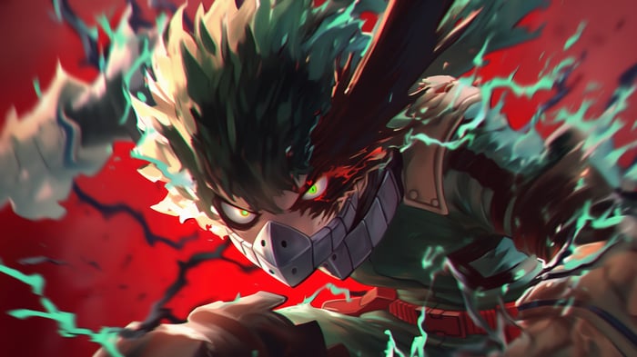 Izuku Midoriya in My Hero Academia 4K