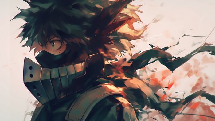 Izuku Midoriya from My Hero Academia 4K