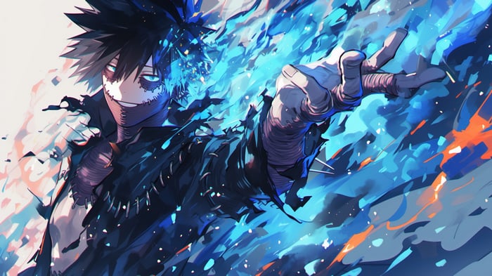 Dabi from My Hero Academia in 4K