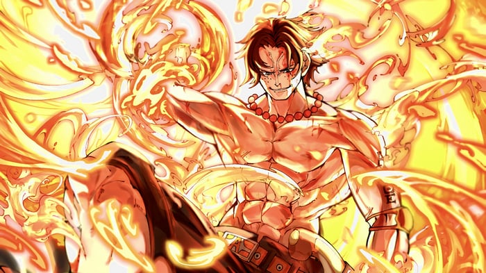 Portgas D. Ace from One Piece in 4K