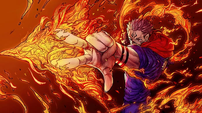 Ryomen Sukuna from Jujutsu Kaisen in 4K