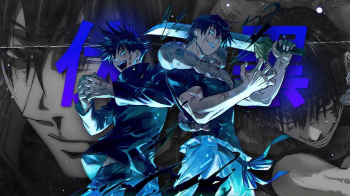 Megumi Fushiguro and Toji Fushiguro Jujutsu Kaisen 4K