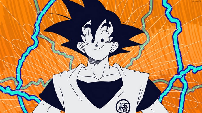 Goku from Dragon Ball in 4K