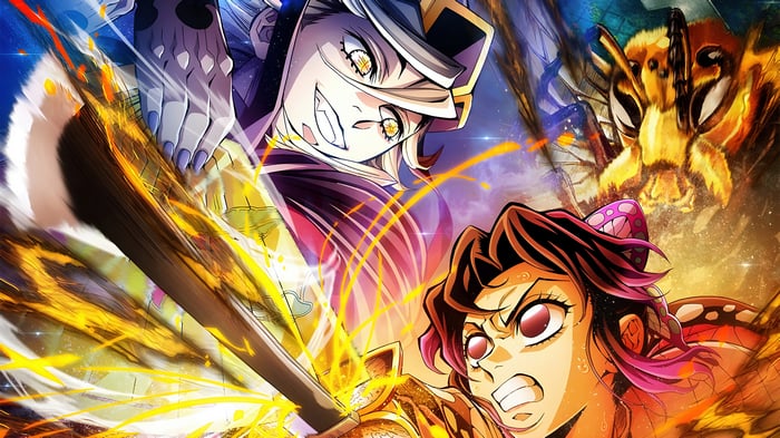 Demon Slayer: Doma vs. Shinobu Kocho 4K