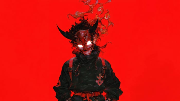 Yokai with Mask in 4K