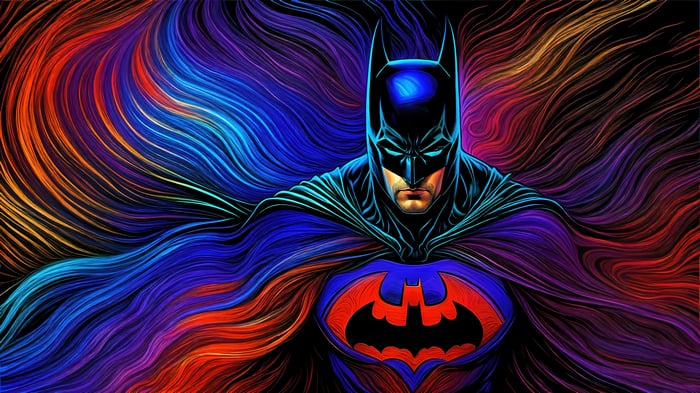 Batman Digital Art 4K
