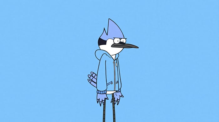 Mordecai from Regular Show 4K