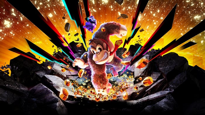 Donkey Kong and Diddy Kong in 4K