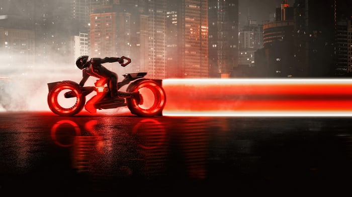 Tron: Ares Motorcycle 4K