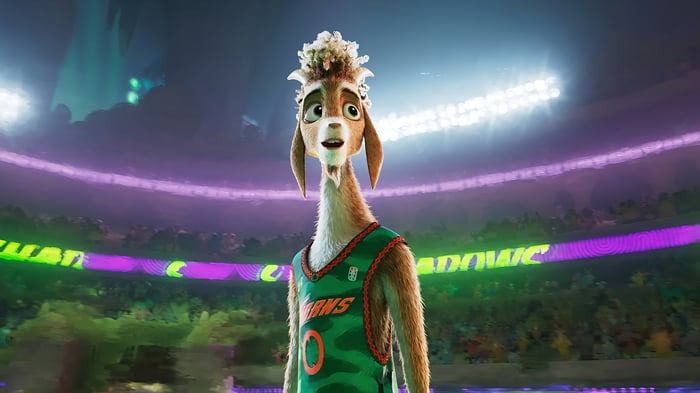 Goat in a Basketball Jersey