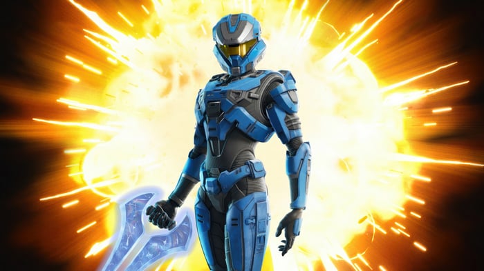 Halo Spartan with Energy Sword in 4K