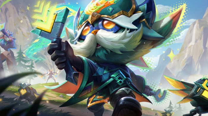 Heimerdinger with Mystical Herald in LoL Wild Rift 4K
